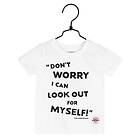 Pippi Långstrump Don't Worry T-Shirt Vit