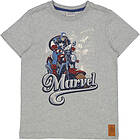 Wheat Captain America T-Shirt, Melange Grey