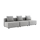 Cobana Lounge Sofa – 4 sits soffa inkl. kuddar Sand Melange
