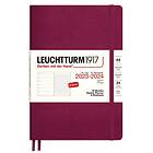 Weekly Planner/Notebook 18m 23-24 A5 Soft Port Red Leuchtturm1917