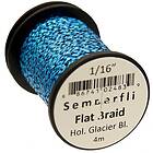 Semperfli Flat Braid 1.5mm Holo Glacier Blue