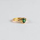 Safira Green Diamond Ring