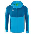 Erima Six Wings Training Full Zip Sweatshirt Blå L Man