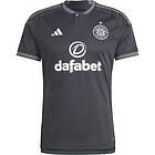 Adidas Celtic 23/24 Short Sleeve T-shirt Away Svart XL