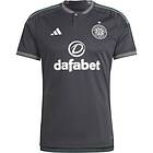 Adidas Celtic 23/24 Short Sleeve T-shirt Away Svart L