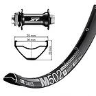 Winora Dt Swiss M502 Shimano Deore Xt 8010 29´´ Cl Disc Front Wheel Silver 15 x 110 mm