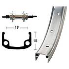 Winora Aluminium Wheel 6-7s 20´´ Rear Wheel Silver 10 x 135 mm