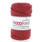 Panduro Hooked Spesso Eco Barbante Chunky Cotton by Yarn – 500g röd, Ruby S1000