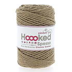 Panduro Hooked Spesso Eco Barbante Chunky Cotton by Yarn – 500g brun, Teak S1110