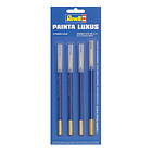 Revell Painta Luxus Martens Brushes – 4 mårdhårspenslar för byggmodeller