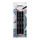 Panduro colour markers 3-pack – Red tones #4, 9, 121