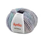 Katia Garn Azteca 100g ljusblåmelerat