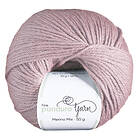 Merino Garn Mix 50g varmrosa