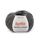 Katia Garn Merino Tweed 50g mörkgrå – 308 Dark grey