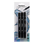 Panduro colour markers 3-pack – Cool grey tones #CG1, CG4, CG7