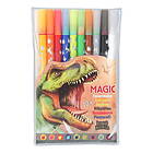 Dino World Tuschpennor 10-pack