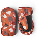 Hestra Hygge Vantar Brick Red Print (Junior)