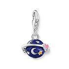 Thomas Sabo Charm Club Charmista Saturn dark blue enamel silver berlock 2041-041-7