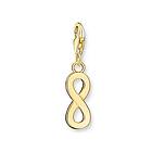 Thomas Sabo Charm Club Charmista infinity yellow-gold plated berlock 1990-413-39