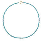 Edblad Summer Beads halsband Turquoise Gold 125589