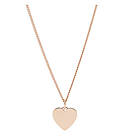 Fossil halsband Heart Rose Gold-Tone Stainless Steel Necklace JF03021791