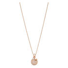 Fossil halsband Halo Rose Gold-Tone Steel Pendant Necklace JF03265791