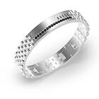 Guess Empire stålfärgad armband med platta JUMB03203JWSTT/U