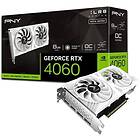 PNY GeForce RTX 4060 XLR8 Gaming Verto Dual Fan OC White Edition HDMI 3xDP 8GB