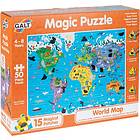 Galt Toys Magiskt Pussel Världskarta 50 Bitar