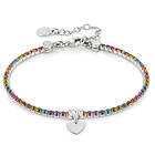 Nomination Chic & Charm armband Rainbow hjärta 148611/027