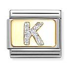 Nomination Classic gold glitter letter bokstavssmycken K 030291/11