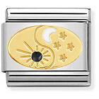 Nomination Classic gold Cosmo Tao sun and Moon 030272-51