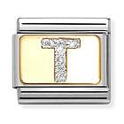 Nomination Classic gold glitter letter bokstavssmycken T 030291/20