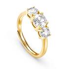 Nomination Color Wave yellow gold trestens ring 149814/012