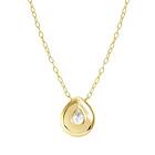 Nomination Domina yellow gold tear drop halsband 240402/015