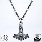 Northern Viking Jewelry Futhark Rune Thor's Hammer hänge NVJ-H-RS013