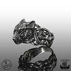 Northern Viking Jewelry Fenrir Wolf ring NVJ-H-SO010-205