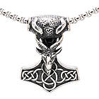 Northern Viking Jewelry Goat Head halsband NVJRS083