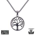 Northern Viking Jewelry NVJRS091 Solid tree of life halsband