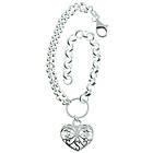 armband med stort spetshjärta R30/18,5