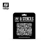 Vallejo Stencils: Weathered Paint 1/48