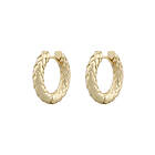 Snö Of Sweden Dublin thick guld hoops 1277-7300 257-ONE