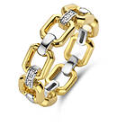Ti Sento gold-plated silver ring 12292ZY/54