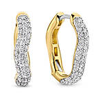 Ti Sento gold-plated silver hoops örhängen 7882ZY