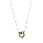 Swarovski Halsband Infinity Heart Silver/Rosé