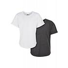 Urban Classics Boys Long Shaped Turnup Tee 2-Pack