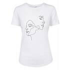 Urban Classics One Line slim fit T-shirt dam