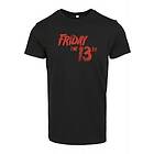 Urban Classics Friday The 13th logo T-shirt
