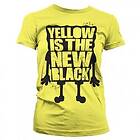 Hybris Yellow Is The New Black T-shirt (Dam)