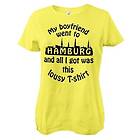 Hybris My Boyfriend Went To Hamburg T-shirt (Dam)
